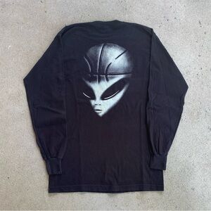 90s Vintage Basketball Alien University Longsleeve